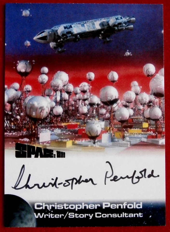 SPACE 1999 - CHRISTOPHER PENFOLD - Hand Signed LIMITED EDITION AUTOGRAPH CARD - Imagem 1 de 2