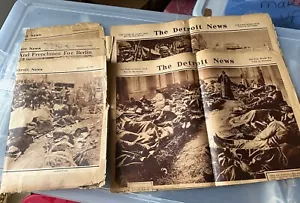 The Detroit News Newspaper Sections 1933/1934 Read Below - Picture 1 of 7