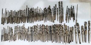 Large Job lot of Morse Taper Engineering Drill Bits mostly Imperial. 118 bits.