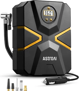Astroai Tyre Inflator Air Compressor 12V DC, Digital Car Tyre Pump 150 PSI, Tyre - Picture 1 of 10