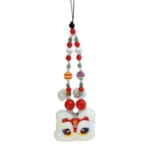 Handmade Beaded Lions Phone Chain Detachable Phone Lanyard Ornament Wrist Straps - Zdjęcie 1 z 8