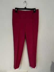 Lot Of 2 Talbots Women Pants Slacks Slimming Size 6 Red Pink - Picture 1 of 17