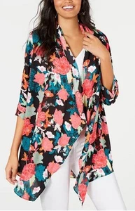 Thalia Sodi Women’s Floral Print Kimono NWT Size L - Picture 1 of 8