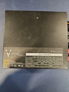 RAIDMAX Vampire RX-1000GH 1000W 80 Plus Gold Modular Power Supply Used - Picture 1 of 4