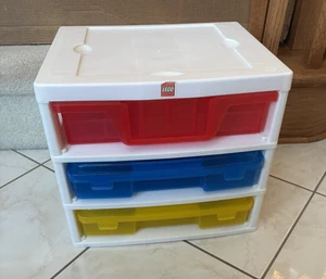 LEGO IRIS 3 Drawer Storage 2 SORTING TRAYS Tower Bin Organizer Container Minifig - Picture 1 of 11