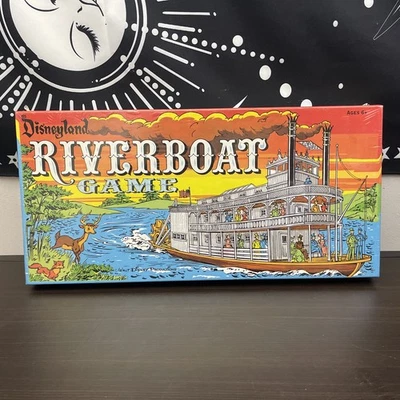 Disneyland Riverboat Game Parker brothers Walt Disney Productions Vintage Sealed - Image 1 of 3