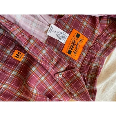 Wrangler FR Riggs Workwear Men Long Sleeve Plaid Flame Resistant Work Shirt XXL - Image 1 of 4