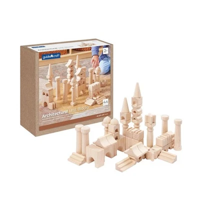 Kaplan Early Learning Architectural Unit Blocks - 44 Pieces - Image 1 of 4