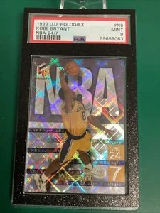 1999-00 Upper Deck HoloGrFX - Nba 24-7 Kobe Bryant #N8AU 9083 PSA 9 - Picture 1 of 8