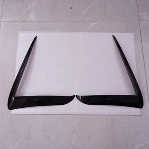 Glossy Black Front Fog Lamp Wind Knife Spoiler For Tesla Model Y 2025-26 Juniper - Bild 1 von 12