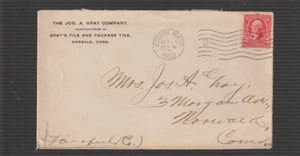 Boston Mass #301 Corner advt cover The Jos A Gray Company (E76) - Picture 1 of 2
