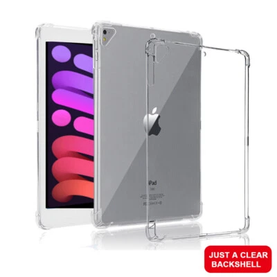 For iPad 11th 10th 9th 8/ 7th Gen & A16 Clear Back Shockproof Case W/Pencil Slot - Image 1 of 4