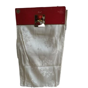 Ropa para el hogar Vacaciones Mesa Corredor Poinsettia Marfil 13" x 72"  - Imagen 1 de 4