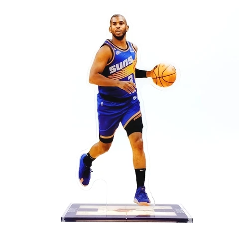 Chris Paul Figure - CP3 Phoenix Suns in Classic Editon Vintage Jersey Ornament Cover