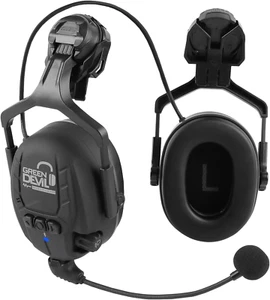 Bluetooth Hearing Protection Ear Muffs for Safety Helmet Hard Hat Mounted Attach - Picture 1 of 6