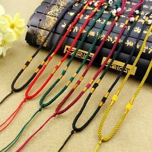 20 Chinese String Hand Woven Braided Adjustable Cord Necklace for Jade Pendants - Picture 1 of 14
