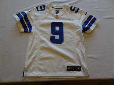 Nike Dallas Cowboys Tony Romo NFL Jersey White Youth Medium 10-12 Cover