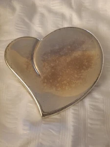 International Silver Company plated heart shape jewelry trinket box LID only*** - Picture 1 of 7