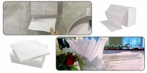 Z Fold & Square Tissue White Disposable Paper Soft Hand Towels For Office Home - Picture 1 of 26