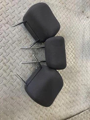 Conjunto de reposacabezas trasero de tela negra Kia Soul 2012 2013 probado OEM Foto 1 de 4