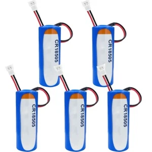 5PCS 3000mAh CR18505 3V Battery with 51005 White Plug for Electric Meter NEW - Picture 1 of 4