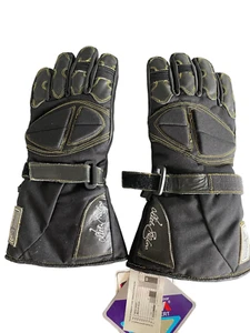 Guanti moto moto biker tessuto/pelle/kevlar taglia 7 tutte le stagioni - Foto 1 di 6