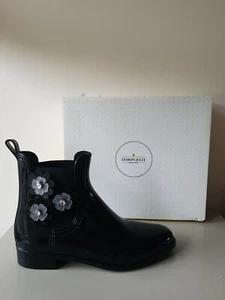 Damen Lemon Jelly Gummistiefel Laelia Gr. 41 Schwarz mit Motiv, Neuwertig+Karton - Bild 1 von 11