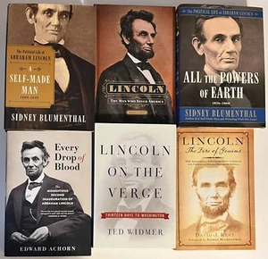Lot 6 Abraham Lincoln Books History Thirteen Days to Washington Drop Of Blood + - Picture 1 of 24