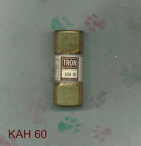 NUOVO FUSIBILE BUSSMANN KAH60 KAH 60 130 VOLT 60 AMP - Foto 1 di 3