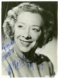 "Marcelle BORDAS" Photo-promo originale dédicacée 1957 (Photo ERPÉ Nice) - Picture 1 of 1