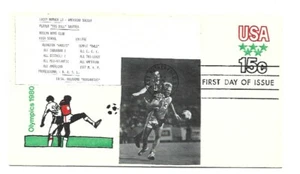 Sobre estampado en relieve de los Juegos Olímpicos U596 LGS, Len Sautter, FDC - Imagen 1 de 1