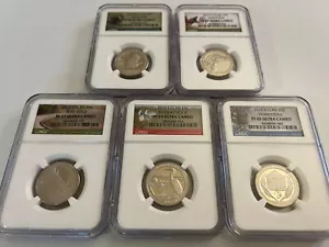 2015-S CLAD NATIONAL PARK QUARTER SET NGC PF69 ULTRA CAMEO "LAST ONE" - Picture 1 of 4