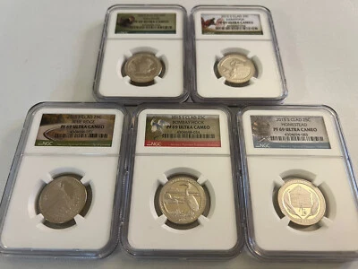 2015-S CLAD NATIONAL PARK QUARTER SET NGC PF69 ULTRA CAMEO "LAST ONE" - Image 1 of 4
