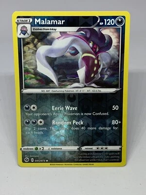 Malamar - Pokemon - 045/073 - Reverse Holo Rare - Champion's Path - 🔟 - Image 1 of 4