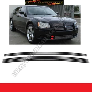 FOR 2008-19 10 DODGE MAGNUM BUMPER BILLET GRILLE 2pcs INSERT (EXCEPT SRT8) bolt - Picture 1 of 1