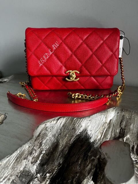 classic chanel red bag