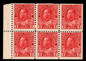 #106a pane of 6 Canada mint never hinged well centered cv $120 - Picture 1 of 2