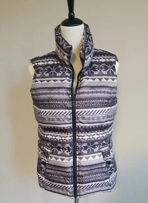 Женский стеганый жилет Tommy Hilfiger размер средний куртка на молнии вниз приглушенный фиолетовый - Изображение 1 из 4