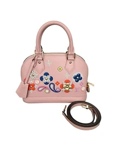Louis Vuitton Epi Alma BB Blooming Flowers Multicolor Rose Ballerine Pink - Picture 1 of 15