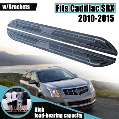 2PCS Running Boards Side Steps For Cadillac SRX 2010-2015 Fixed Pedals Nerf Bars — 第 1/4 张图片
