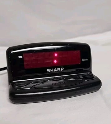 Sharp Spc026 Alarm Clock - Red Numbers, Works Great! - Image 1 of 4