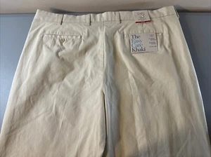 Croft & Barrow Khaki Pants 44x32 44 X 32 Classic Fit Chino Flat Front - Picture 1 of 10