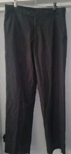 Bracks Mens Black Pinstripe Pants Sz 62R In Near New Cond - Picture 1 of 6