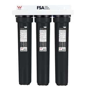 WaterMark Whole House Water Filter System 20" x 2.5" 3 Stage Sed+ Carbon 1-80TF - Picture 1 of 2