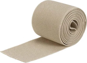 NEK HELLBRAUN BEIGE 3 ZOLL GEWEBT ELASTISCH - 50 YARD ROLLE - HERGESTELLT IN USA - Bild 1 von 1