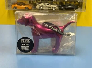 VICTORIA'S SECRET PINK MINI DOG CHRISTMAS TREE ORNAMENT - Picture 1 of 6