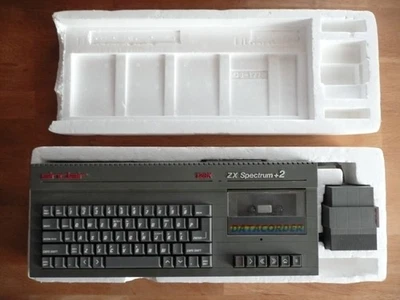 ZX Spectrum+2 128K avec Boîte & Polyester d'origine - Imagen 1 de 4