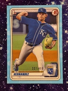 Bowman Draft 2020 - Ben Hernandez #BD-19 bordo blu cielo /499 (RC) - Foto 1 di 2