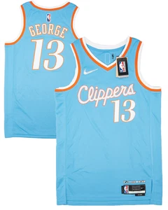 Camiseta Los Angeles Clippers (talla 10-12 años) NBA Nike City Top - George - Nueva - Imagen 1 de 1