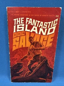 Doc Savage #14: Die fantastische Insel von Kenneth Robeson 1966 2. Bantamdruck - Bild 1 von 4